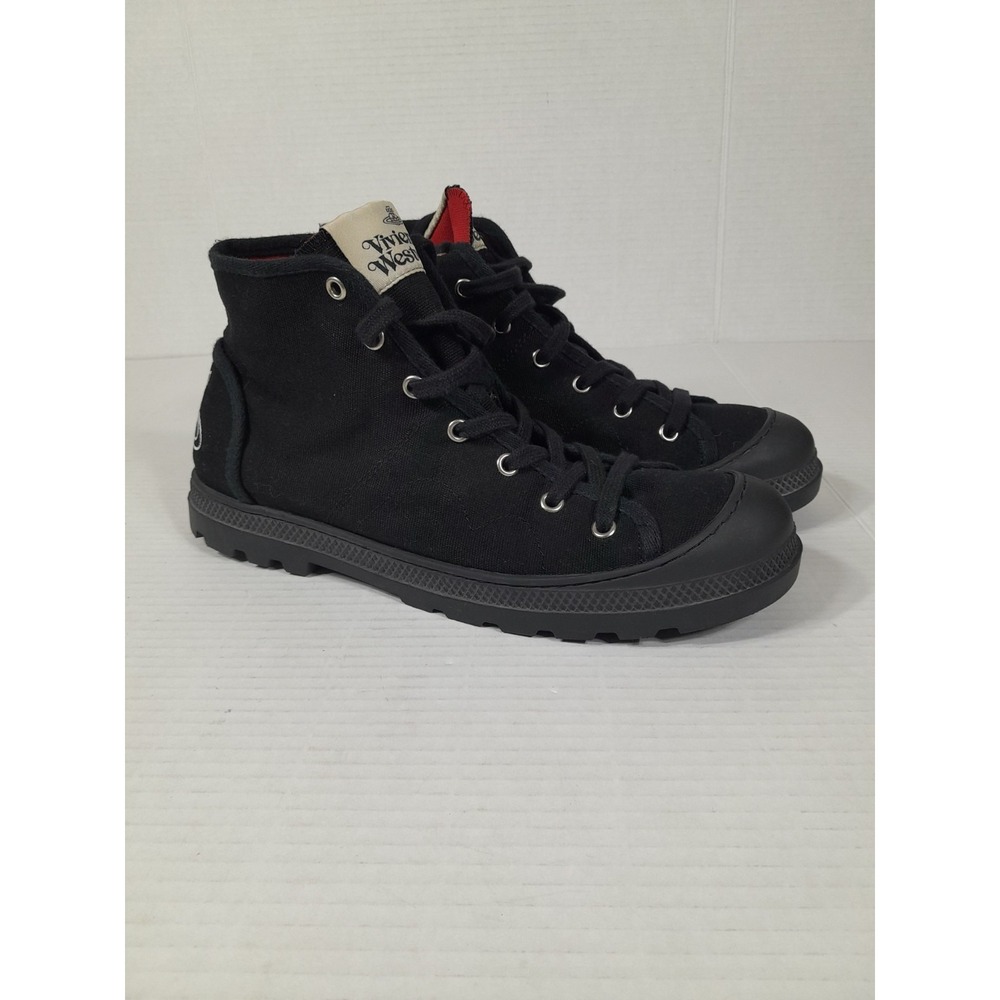 VIVIENNE WESTWOOD Simian Boots Black Canvas Snaeker Men 43 - US 9 Sold Out